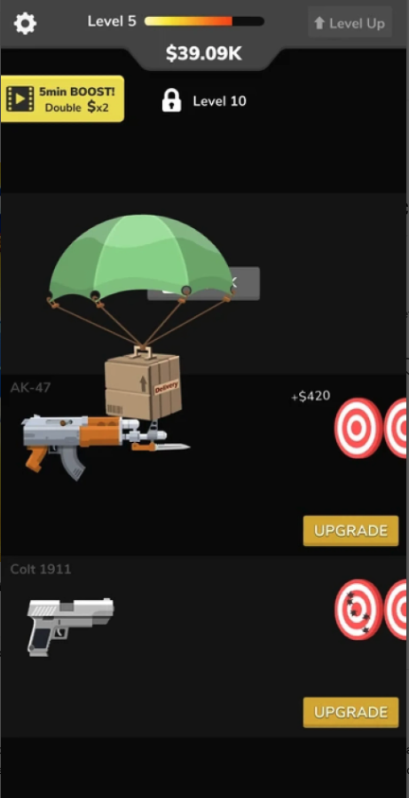 Lord of Gun: Money Clicker Tycoon Unity Source Code – Idle Factory Simulator Game screenshot 7