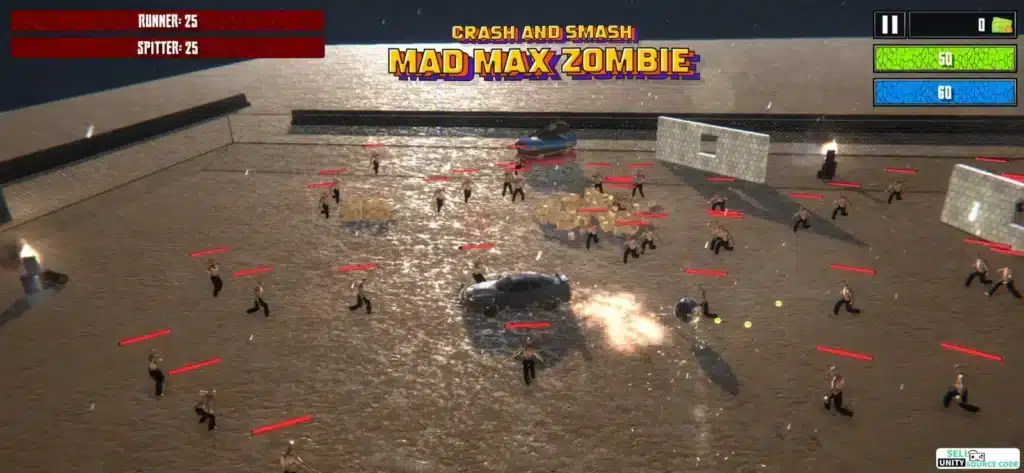 Mad Max Zombie : Crash and Smash SellUnitySourceCode screenshot 4