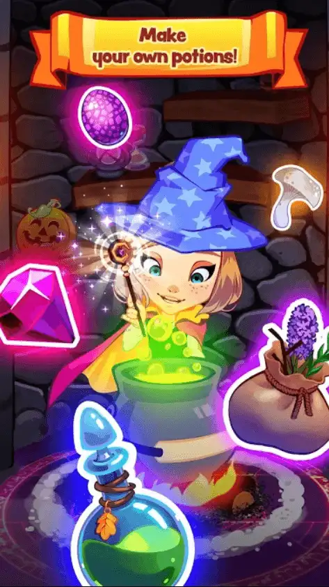 Magic Academy: Potion Making Games SellUnitySourceCode screenshot 4