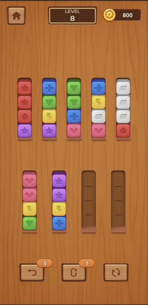 Magic Block Sort – Unity Source Code screenshot 3