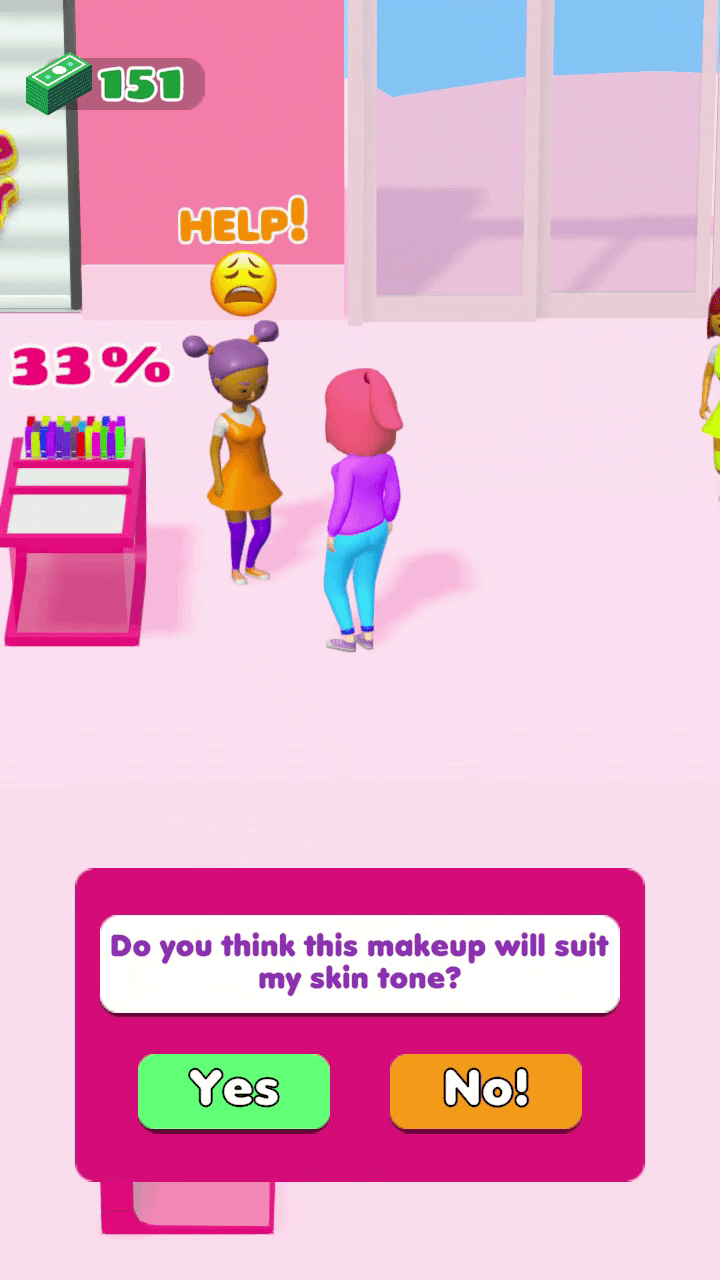 Makeup Store – IDLE Arcade SellUnitySourceCode screenshot 4