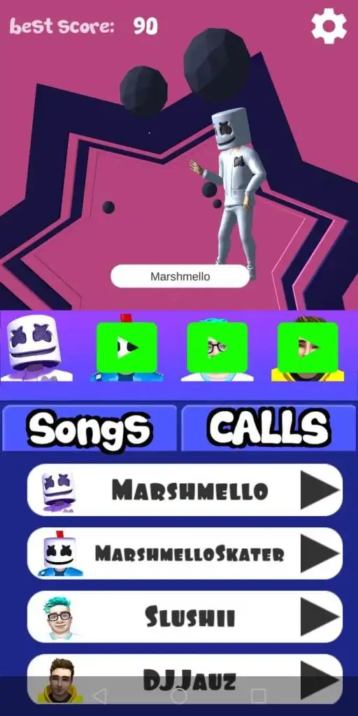 Marshmello Music Dance sellunitysourcecode screenshot 2
