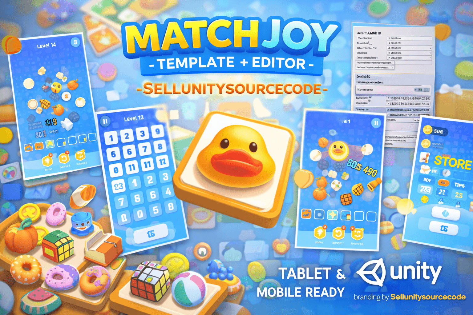 Match Joy | Template + Editor source code