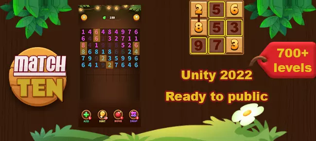 Match Ten Puzzle SellUnitySourceCode source code