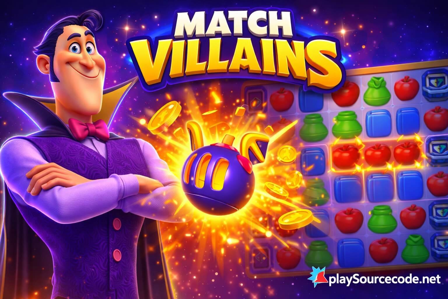 Match Villains Unity Game Project