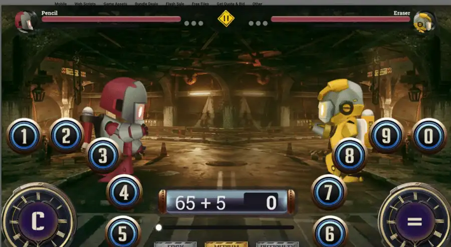 Math Combat Boxing Game screenshot 3