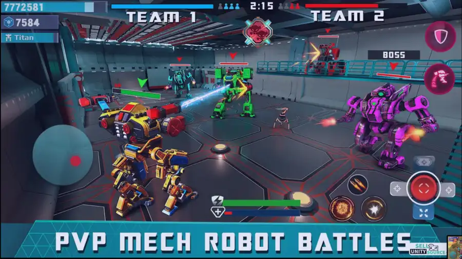 Mech Robot Games - Multi Robot  SellUnitySourceCode screenshot 5
