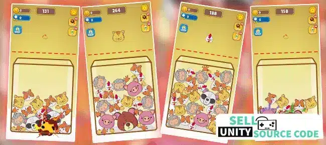 Merge Animals Puzzle SellUnitySourceCode source code