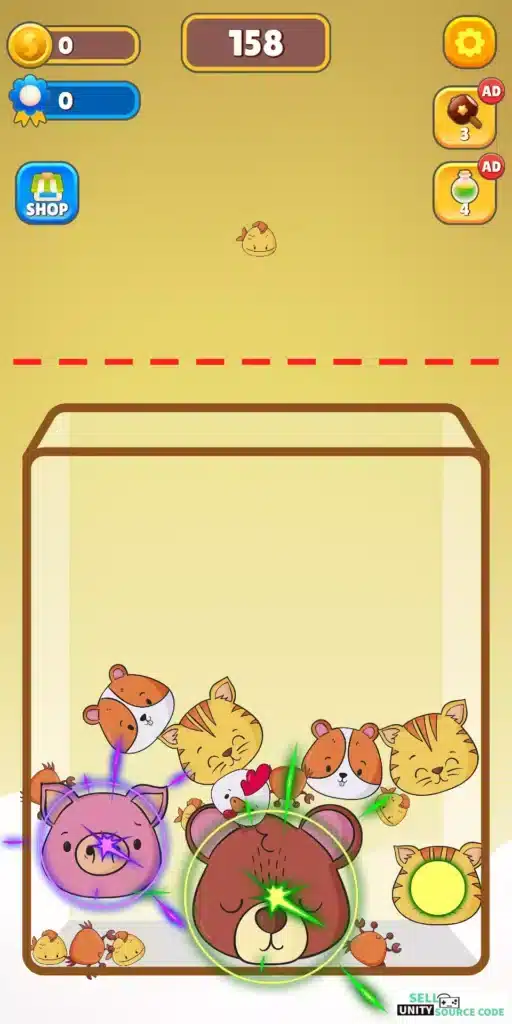 Merge Animals Puzzle SellUnitySourceCode screenshot 3