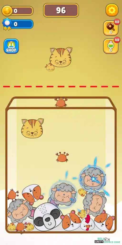 Merge Animals Puzzle SellUnitySourceCode screenshot 4