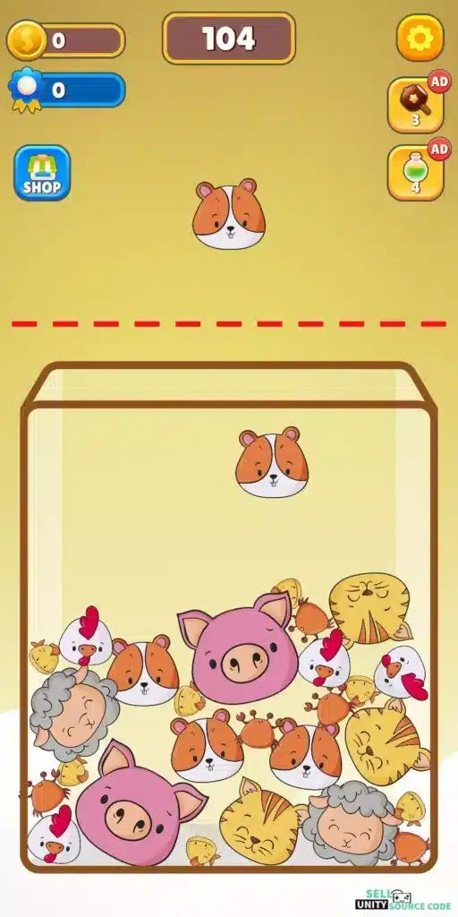 Merge Animals Puzzle SellUnitySourceCode screenshot 5
