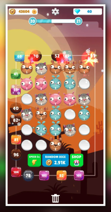 Merge Animals Tower Defense screenshot 8