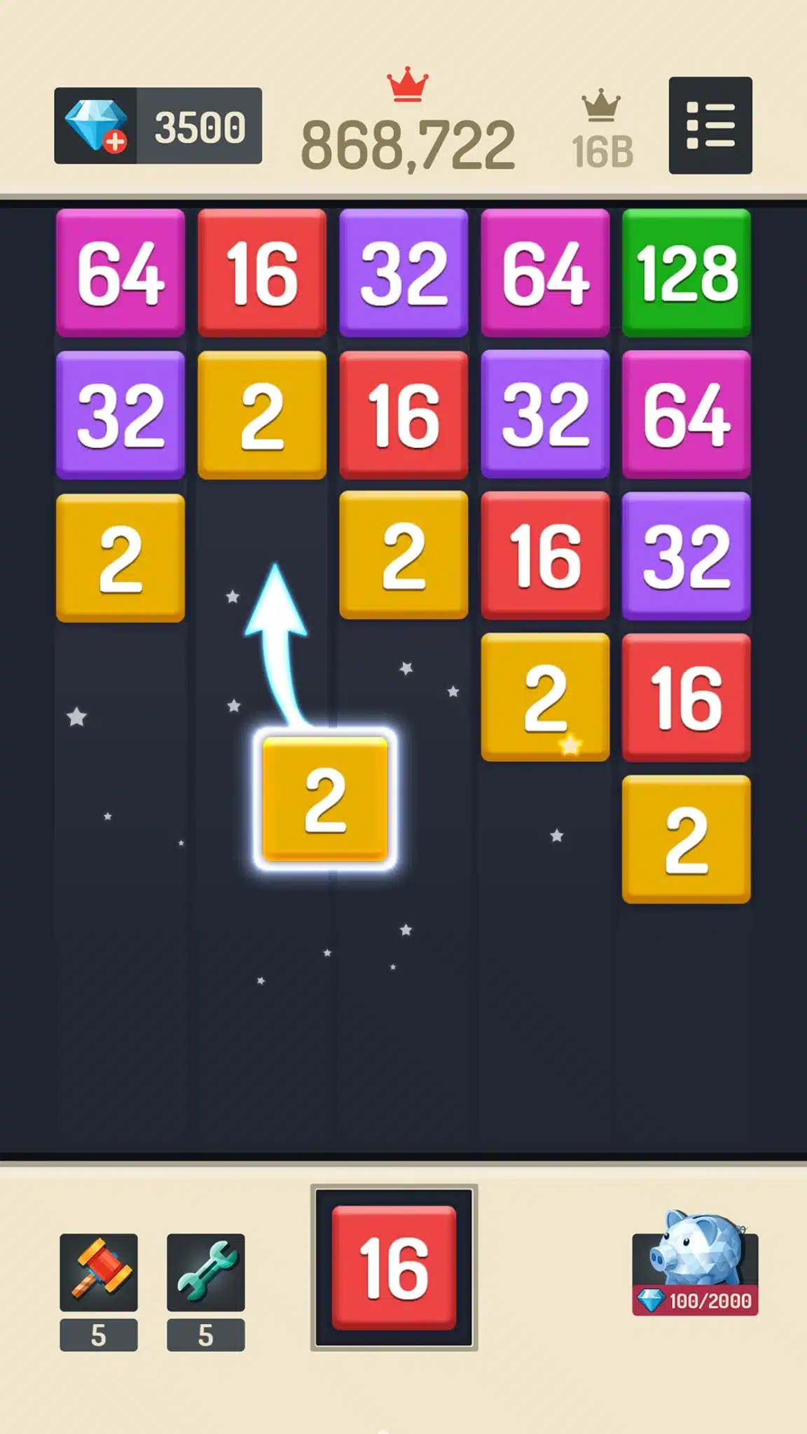 Merge Block – 2048 Puzzle Unity Project screenshot 2