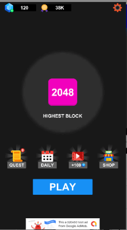 Merge Block Number Unity Source Code – Endless 2048 Merge Puzzle Game screenshot 4
