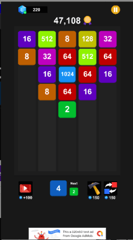 Merge Block Number Unity Source Code – Endless 2048 Merge Puzzle Game screenshot 5
