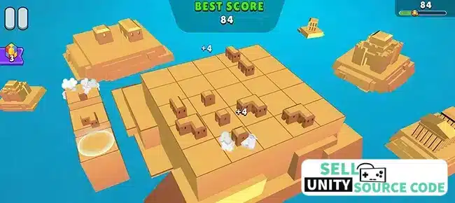 Merge City Block SellUnitySourceCode screenshot 4