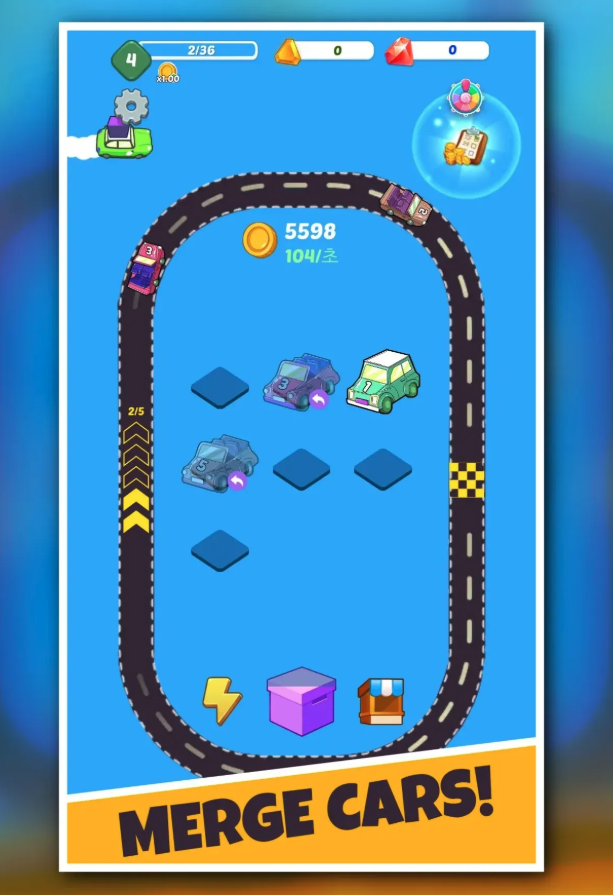 Merge Speed Cars Unity Source Code – Addictive Car Merge Tycoon Game Template screenshot 8