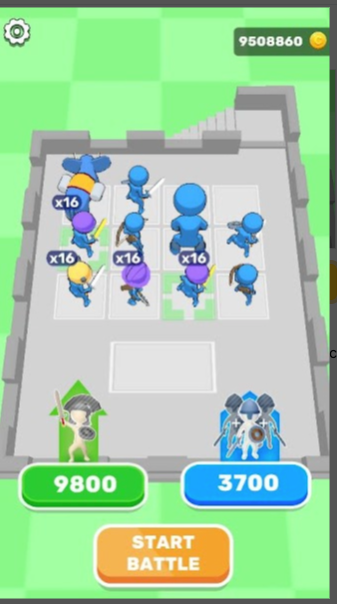 Merge War: Stickman Battle Unity Game Source Code – Merge Strategy War Game screenshot 4
