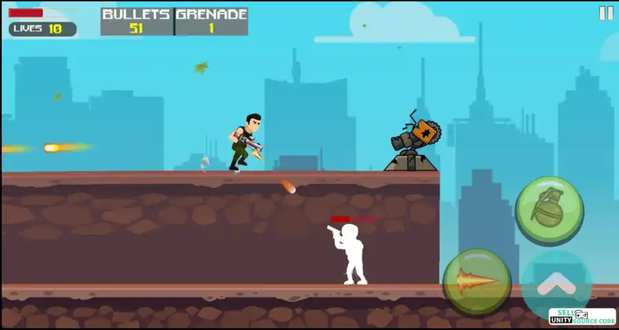 Metal Soldier - Dynamic Shooter Unity Template SellUnitySourceCode screenshot 2