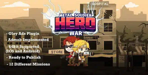 Metal Soldier Hero War – Complete SellUnitySourceCode source code