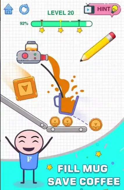 Mike & Happy Glass Puzzle Game screenshot 3