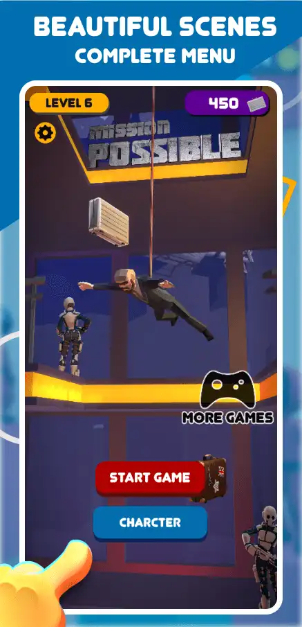 Mission Possible | Action SellUnitySourceCode screenshot 4