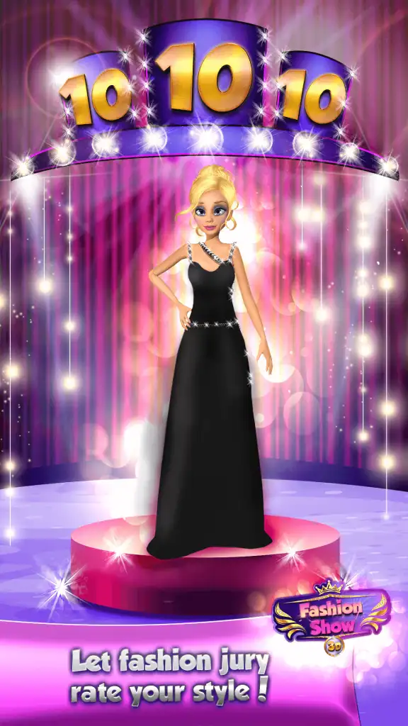 Model Dress up 3D – Fashion Show Game SellUnitySourceCode screenshot 4