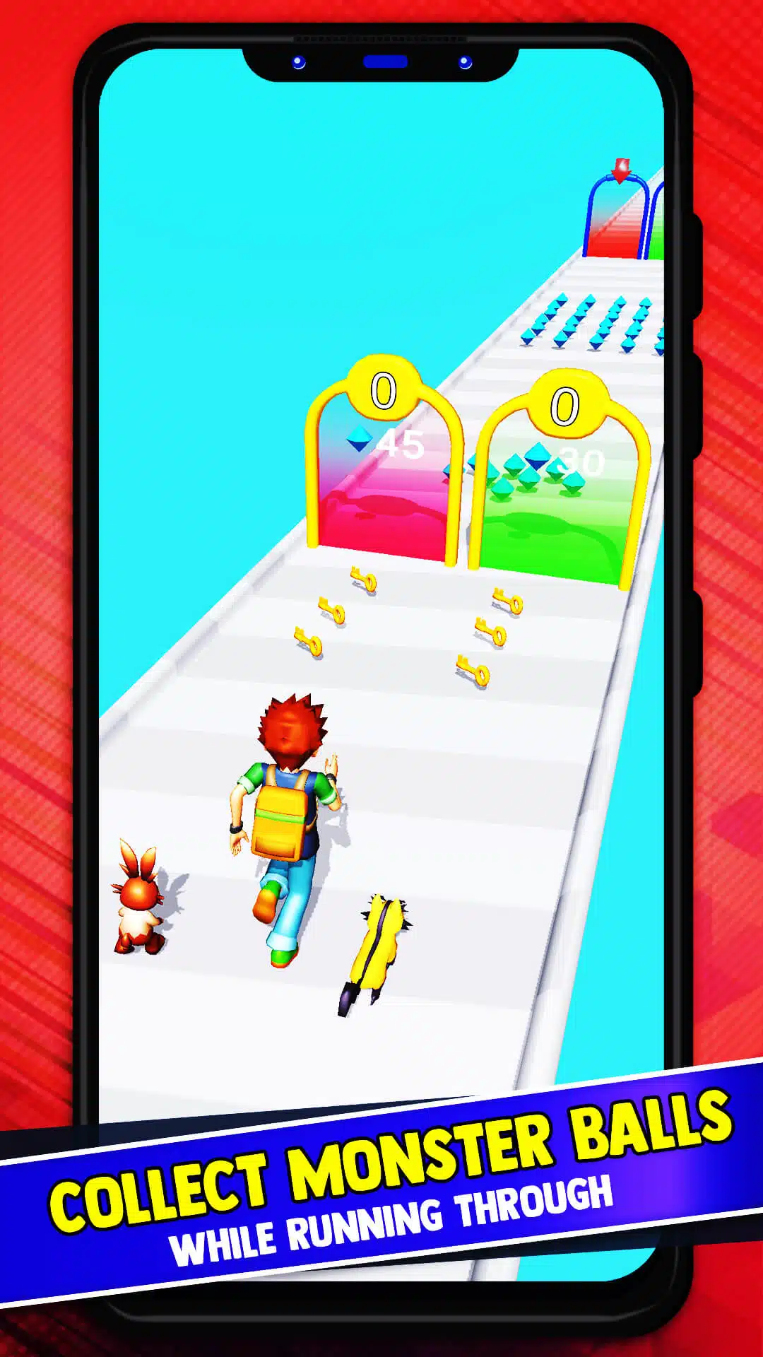 Monster Friends Runner 3D- New Top Trending Unity Game screenshot 2