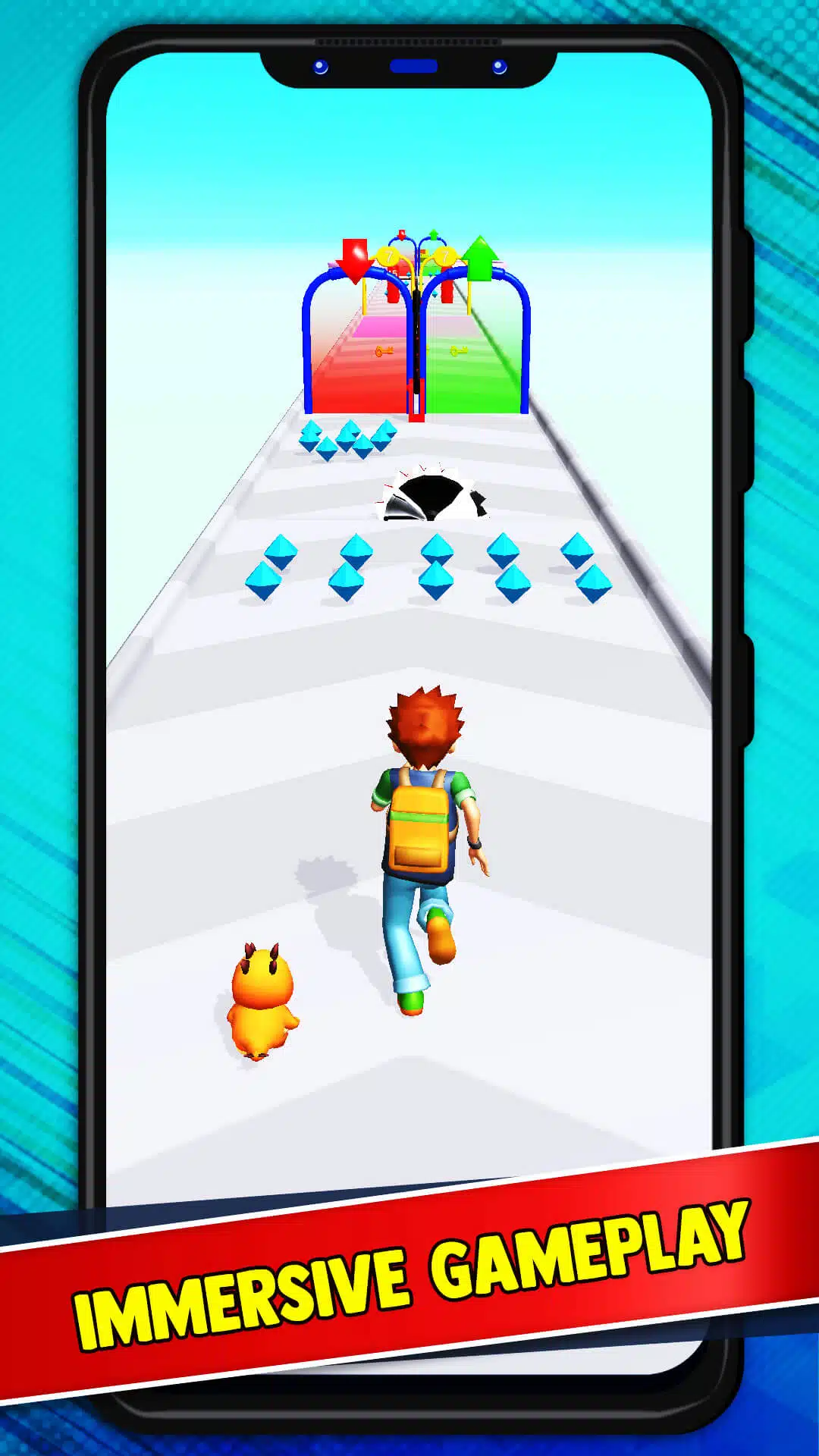 Monster Friends Runner 3D- New Top Trending Unity Game screenshot 3