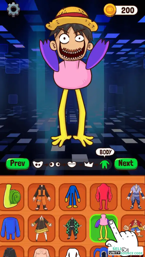 Monster Makeover: Mix Monsters SellUnitySourceCode  screenshot 3