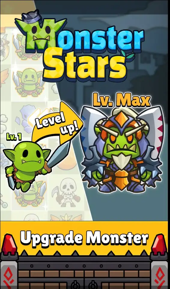Monster Stars Merge defense SellUnitySourceCode screenshot 3
