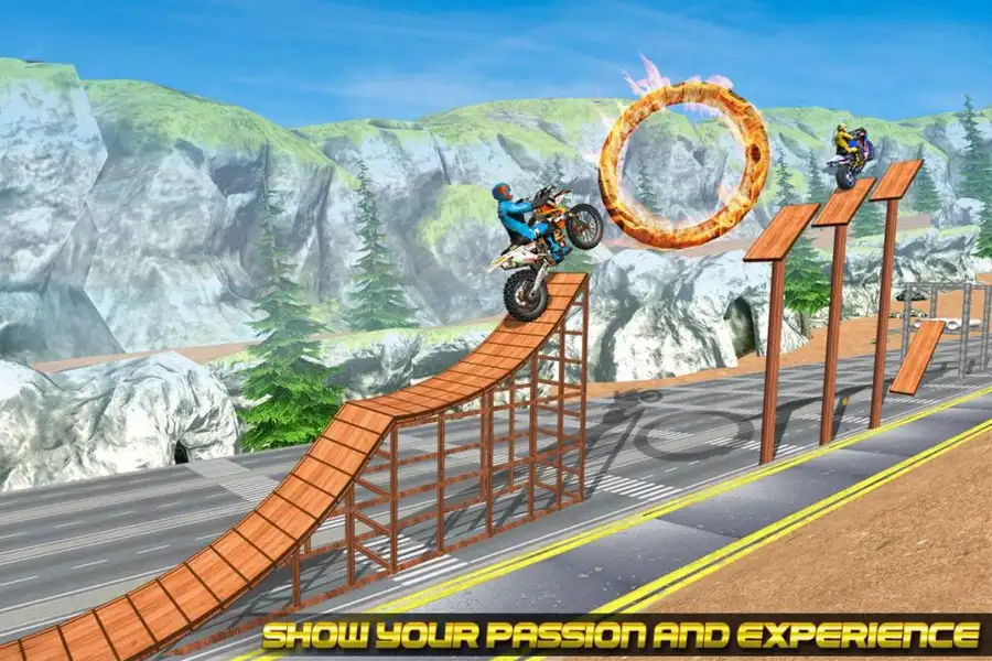 Motorcycle Stunt Trick: Motorcycle Stunt Games SellUnitySourceCode screenshot 5