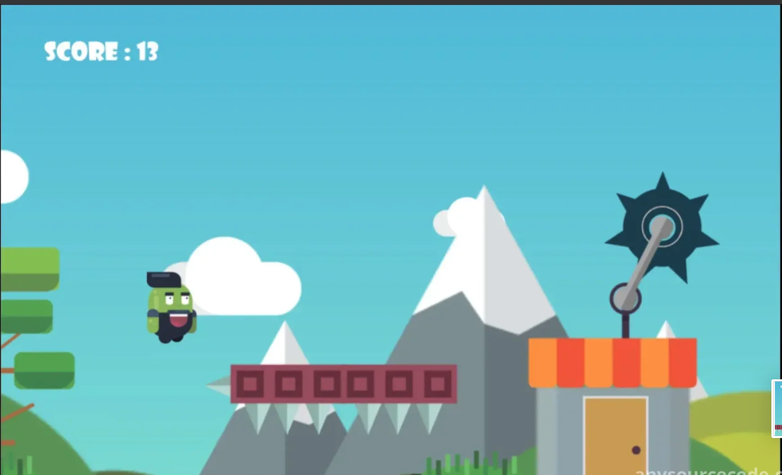 Mr. Bob Endless Runner Unity Source Code – Platform Adventure Game Template for Android &amp; iOS screenshot 5