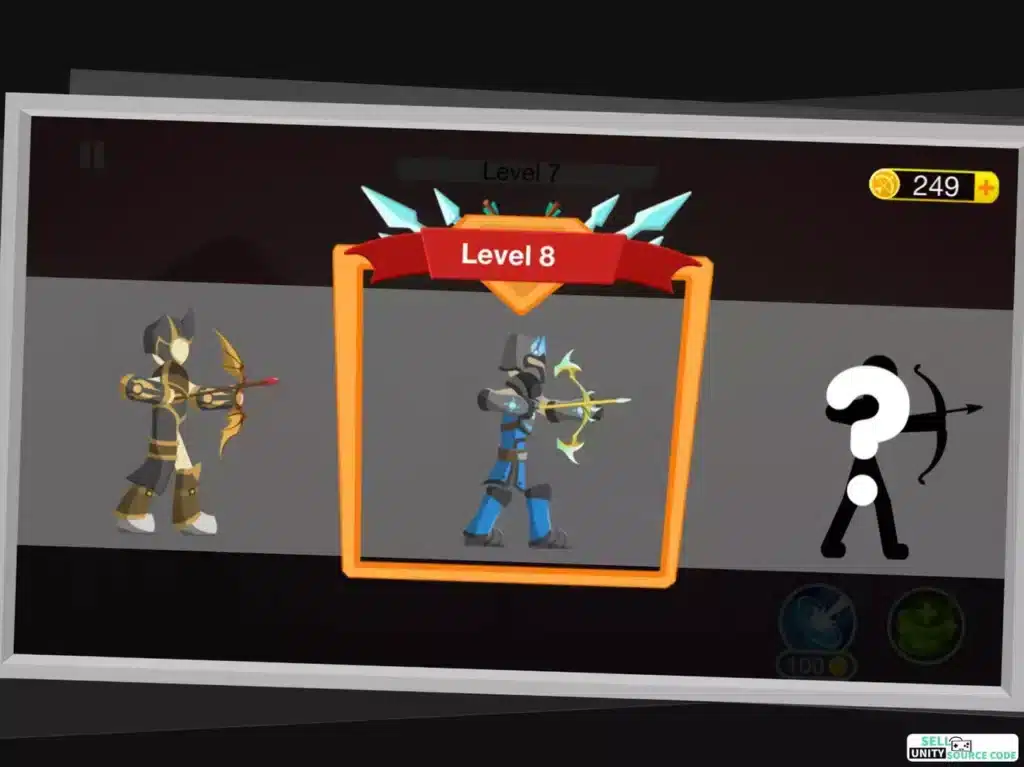Mr bow Stickman Archor SellUnitySourceCode  screenshot 2