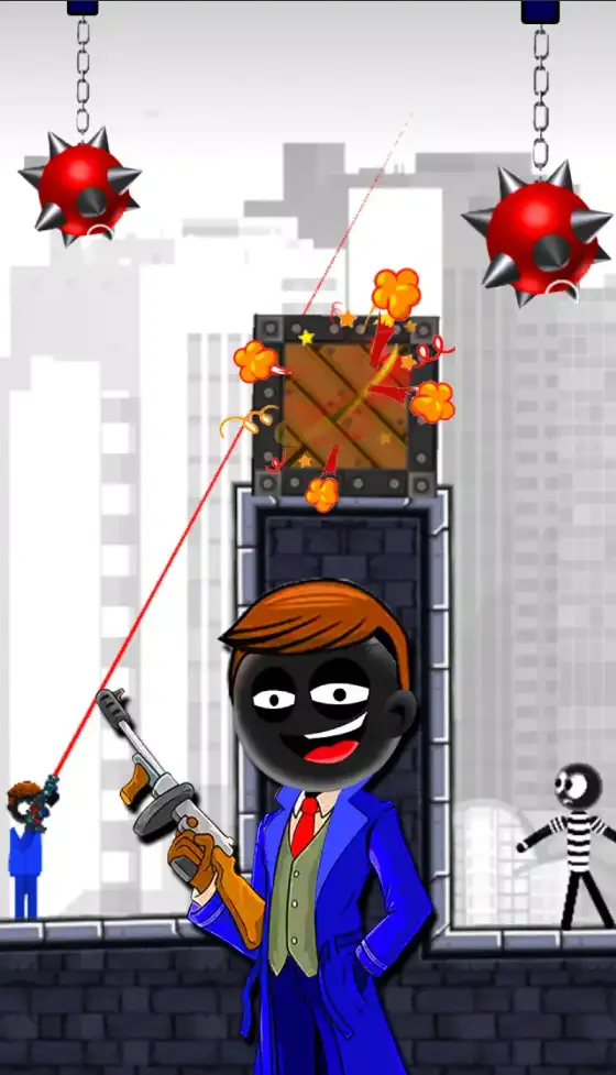 🔫 Mr. Bullet Stickman – Physics Puzzle Shooter SellUnitySourceCode screenshot 3