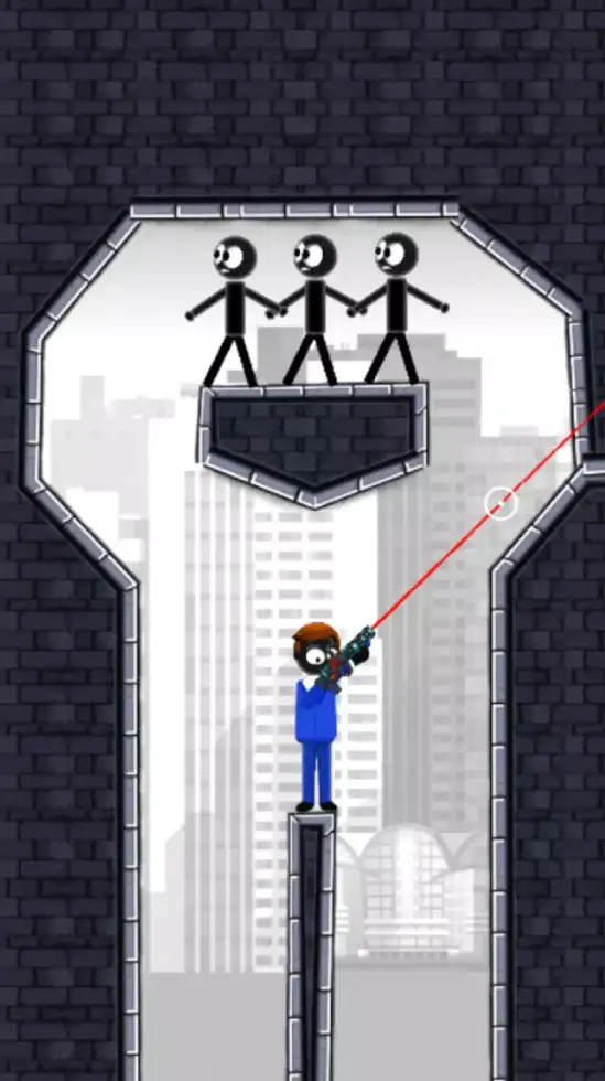 🔫 Mr. Bullet Stickman – Physics Puzzle Shooter SellUnitySourceCode screenshot 5