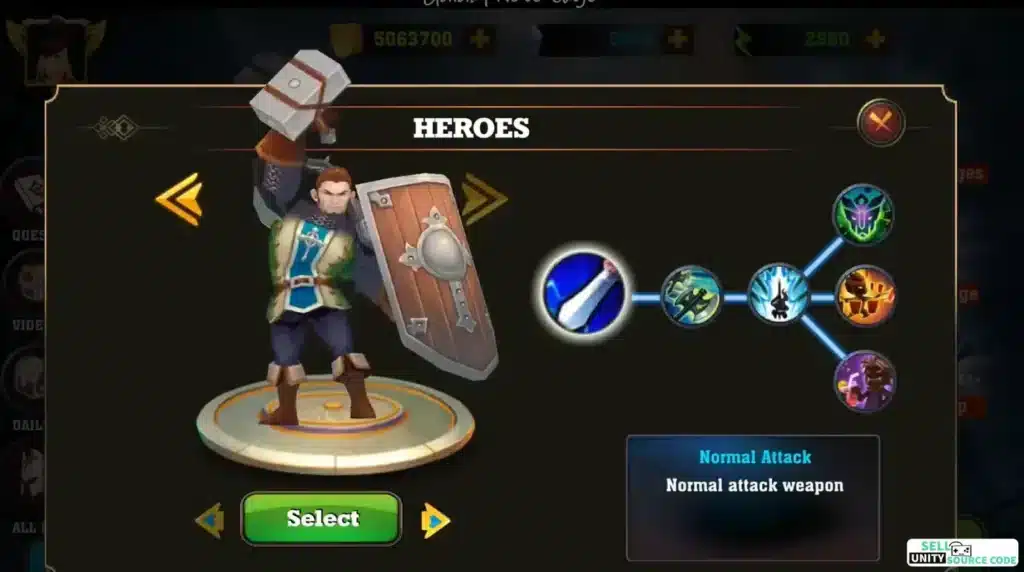  NEW Alliance of Heroes – Epic Legendary Warriors RPG – SellUnitySourceCode.com screenshot 4