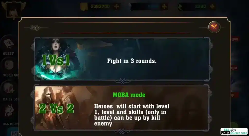  NEW Alliance of Heroes – Epic Legendary Warriors RPG – SellUnitySourceCode.com screenshot 5