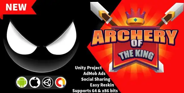 New Archery of The King – 3D Bow Shooting Unity Game + Admob – SellUnitySourceCode.com screenshot 4
