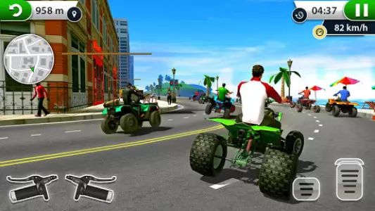 New ATV City Traffic Racing 3D – Unity Driving Game – 2025 Complete Unity Projects – SellUnitySourceCode.com screenshot 4