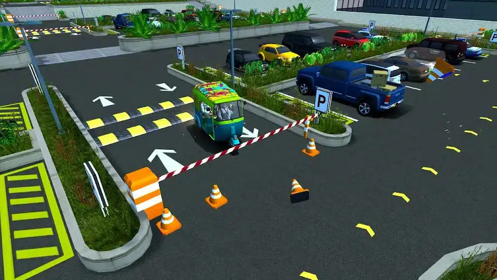 New Auto Rickshaw Parking Simulator 3D – Unity Driving Game SellUnitySourceCode.com  screenshot 3