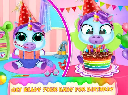  New Baby Unicorn Pet Care – Nursery & Dress Up Unity Game SellUnitySourceCode.com screenshot 2