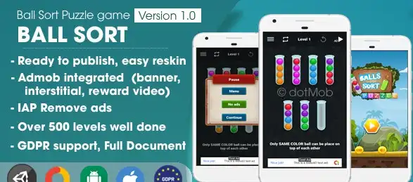 New Ball Sort Puzzle – Unity Complete Project - SellUnitySourceCode.com Video screenshot 2