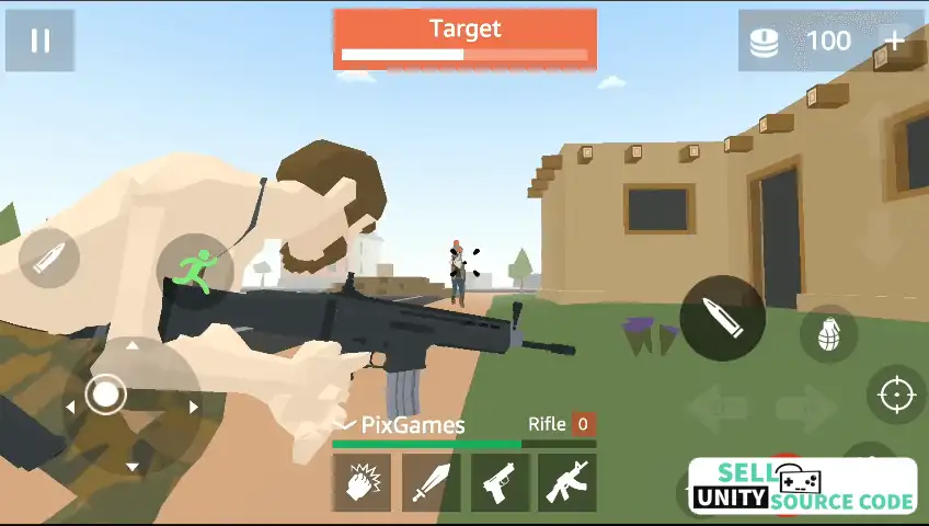 New Battle Guns 3D – Third Person Shooter – 2025 Complete Unity Projects - SellUnitySourceCode.com screenshot 4