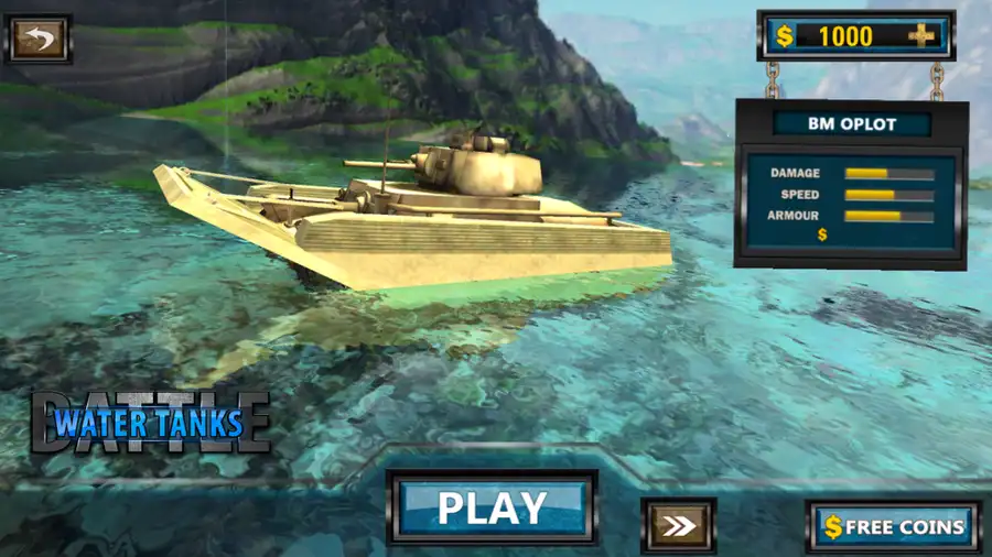 New Battle Water Tank 3D – Tank Combat Game  - SellUnitySourceCode.com