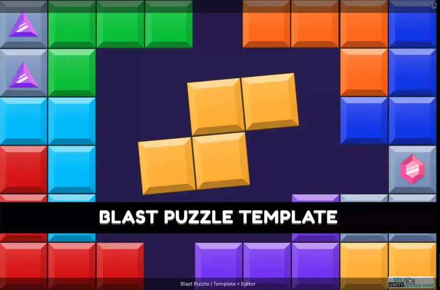 New Blast Puzzle | Template + Editor SellUnitySourceCode.com source code