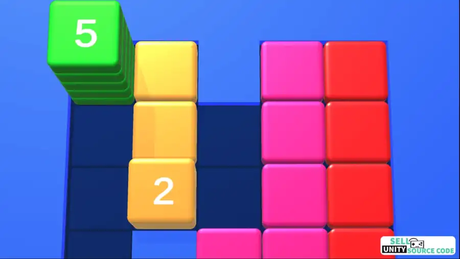 New Block Stack 3D – Hyper Casual Tower Building Game SellUnitySourceCode.com source code