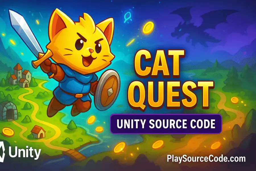 New Cat Quest – Action RPG (Unity Source Code) screenshot 5