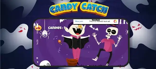 New Crazy Candy Catch Complete Unity Projects - SellUnitySourceCode.com screenshot 4