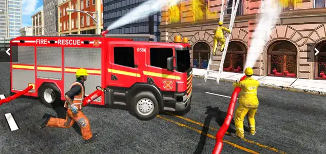 New Fire Truck  – American Fire Fighter Truck : City Emergency Rescu – SellUnitySourceCode.com source code